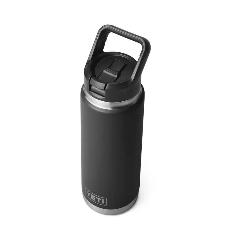 Yeti Rambler 26oz Straw Bottle in Black-3
